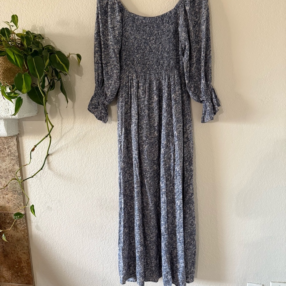 Vici Long Sleeve Gray Dress